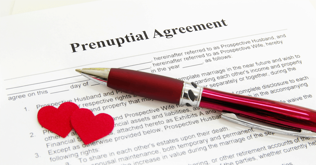 pre-nuptial agreement